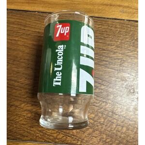 7up Vintage Pedestal Glass The Uncola Wet & Wild Glass Cup Mug